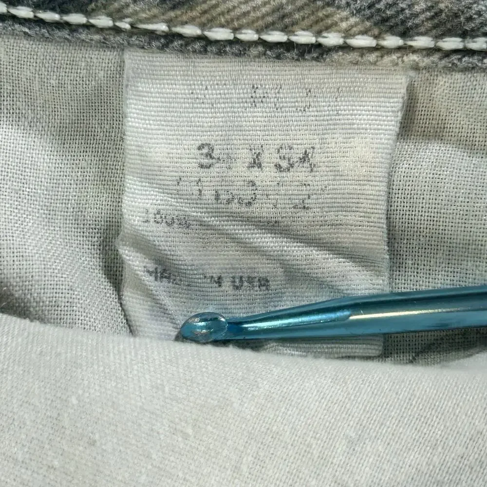 Vintage Wrangler Mossy Oak Camo Double Knee Pants Hunting Men's Size 34x32